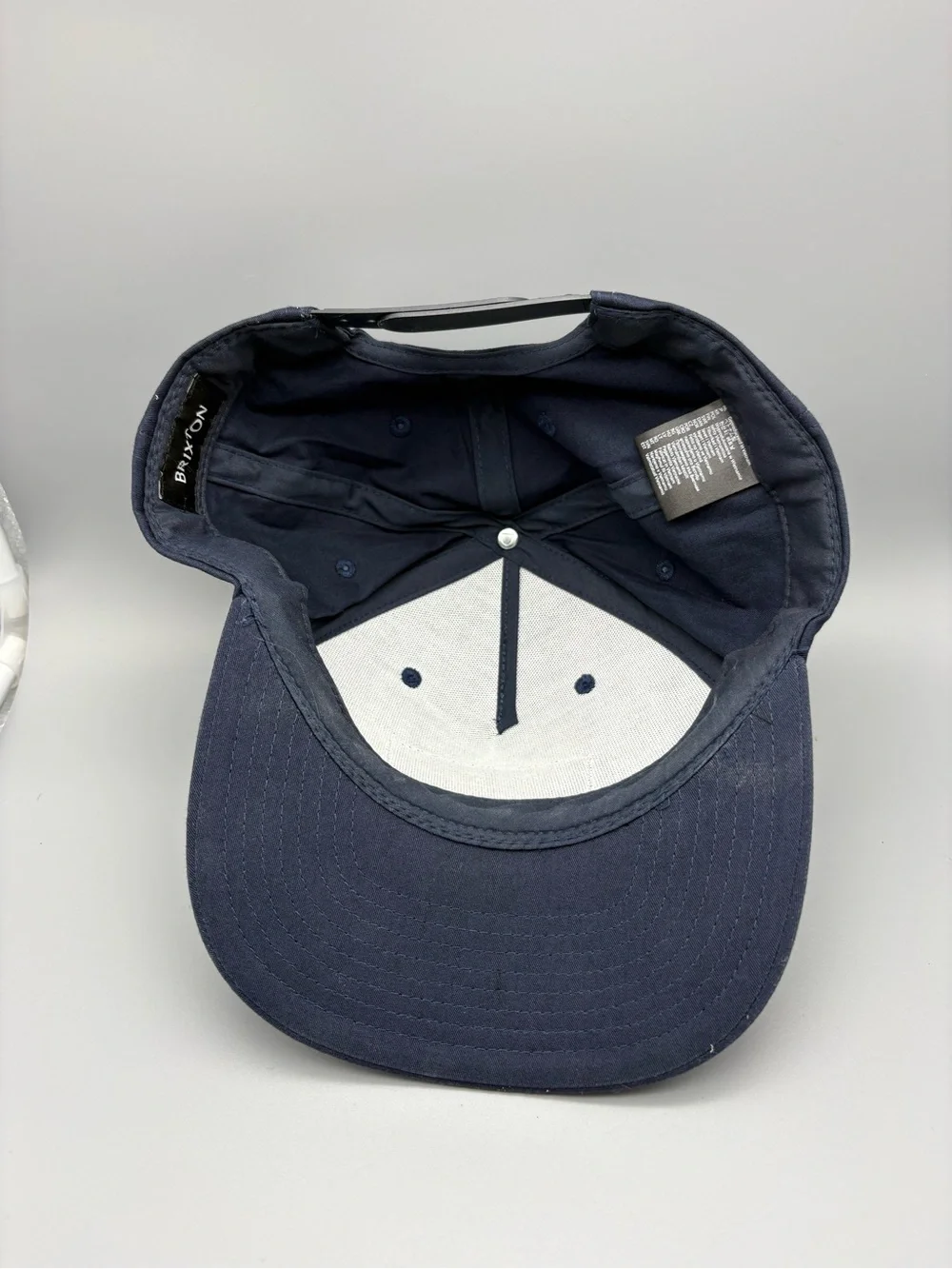 Brixton | Patch Logo Snap Back Hat - Navy Blue